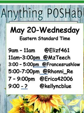 5/20/26 ***Back Up Host EST***Anything Poshable Train